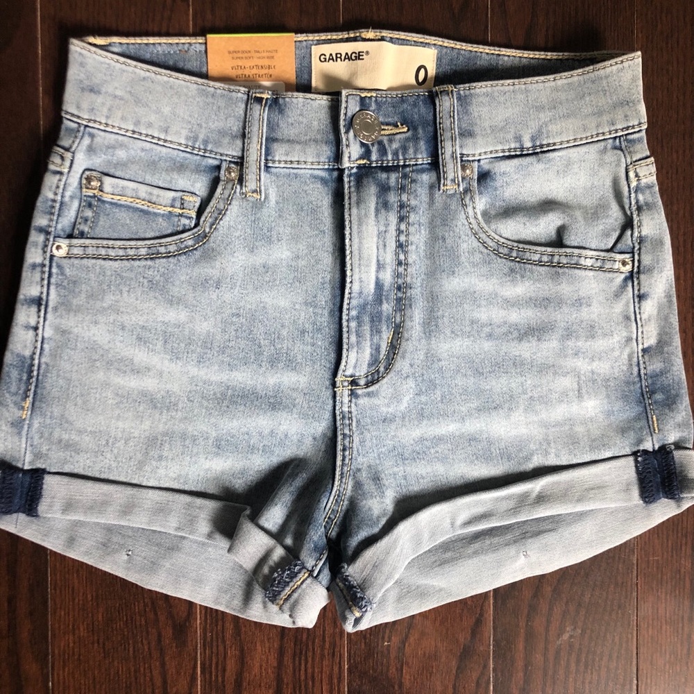 Garage High Rise Super Soft Jean Shorts!